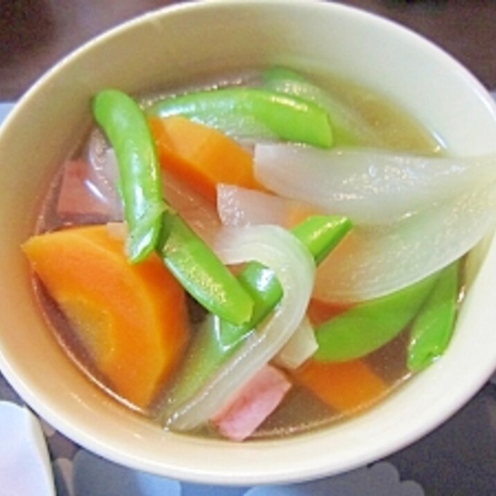 えんどう豆とたっぷり野菜の洋風スープ レシピ 作り方 By まろんぱんまん 楽天レシピ えんどう豆とたっぷり野菜の洋風スープ レシピ 作り方 By まろんぱんまん 楽天レシピ